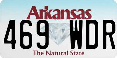 AR license plate 469WDR