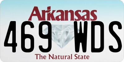 AR license plate 469WDS
