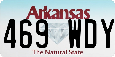 AR license plate 469WDY