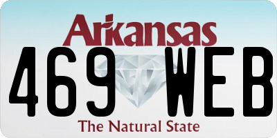 AR license plate 469WEB
