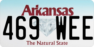AR license plate 469WEE