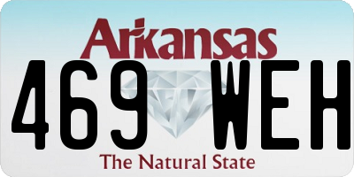 AR license plate 469WEH