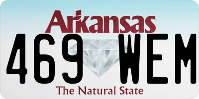 AR license plate 469WEM