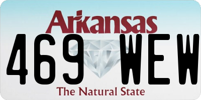 AR license plate 469WEW