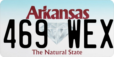 AR license plate 469WEX