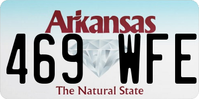 AR license plate 469WFE