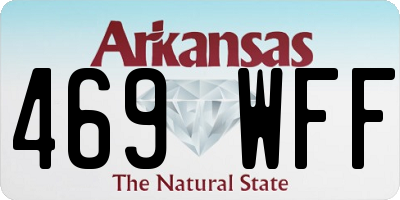 AR license plate 469WFF