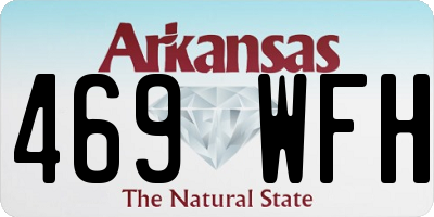 AR license plate 469WFH