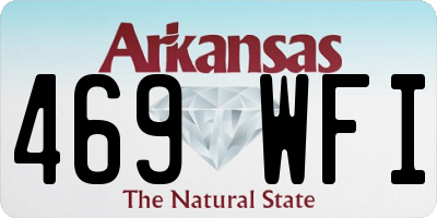 AR license plate 469WFI