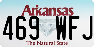 AR license plate 469WFJ