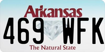 AR license plate 469WFK