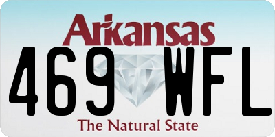 AR license plate 469WFL