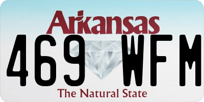AR license plate 469WFM