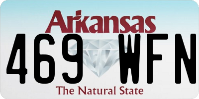 AR license plate 469WFN
