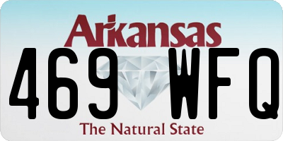 AR license plate 469WFQ