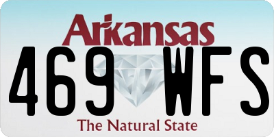 AR license plate 469WFS