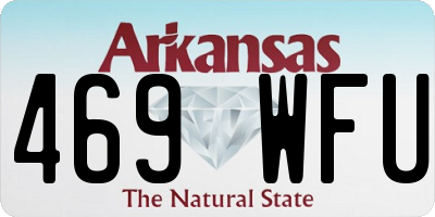 AR license plate 469WFU