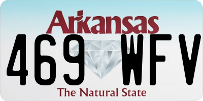 AR license plate 469WFV