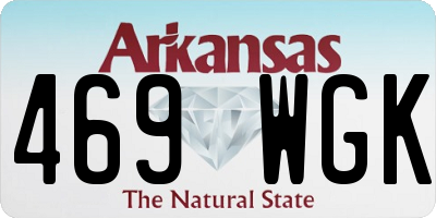 AR license plate 469WGK