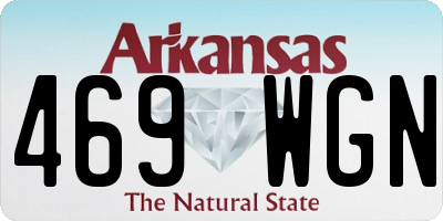 AR license plate 469WGN