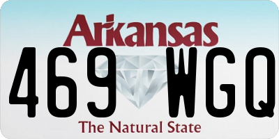 AR license plate 469WGQ
