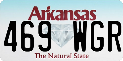 AR license plate 469WGR