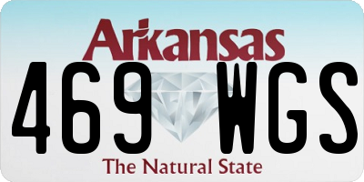 AR license plate 469WGS
