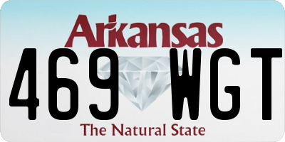 AR license plate 469WGT