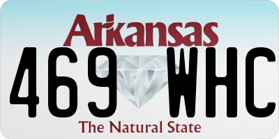 AR license plate 469WHC