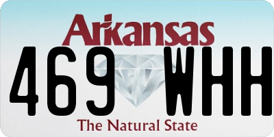 AR license plate 469WHH