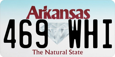 AR license plate 469WHI