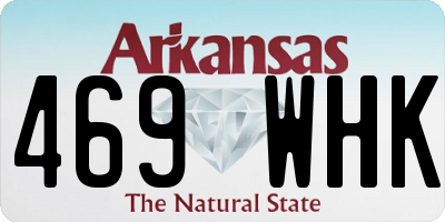 AR license plate 469WHK