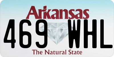 AR license plate 469WHL