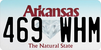 AR license plate 469WHM
