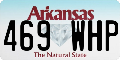 AR license plate 469WHP
