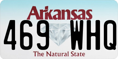 AR license plate 469WHQ