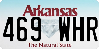 AR license plate 469WHR