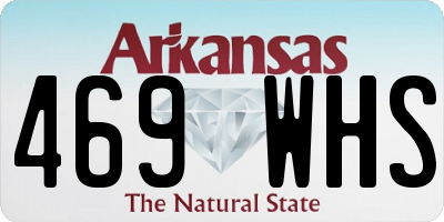 AR license plate 469WHS
