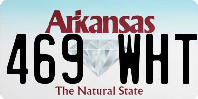 AR license plate 469WHT
