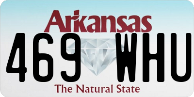 AR license plate 469WHU