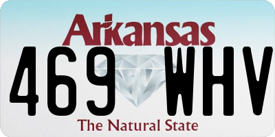 AR license plate 469WHV