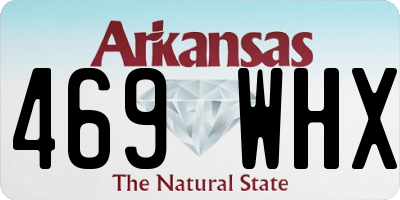 AR license plate 469WHX