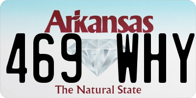 AR license plate 469WHY
