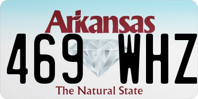 AR license plate 469WHZ