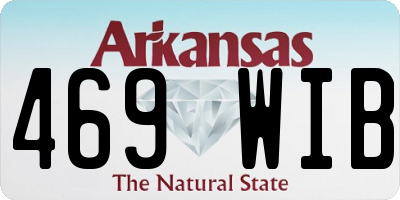 AR license plate 469WIB
