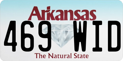 AR license plate 469WID