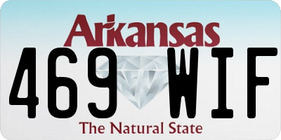AR license plate 469WIF