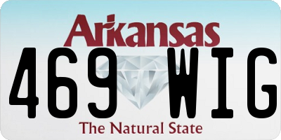 AR license plate 469WIG