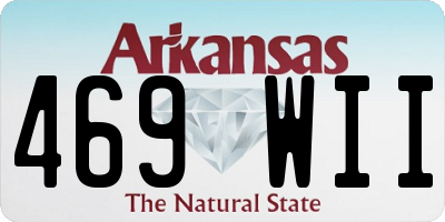 AR license plate 469WII