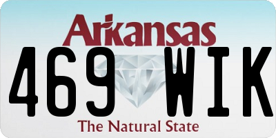 AR license plate 469WIK